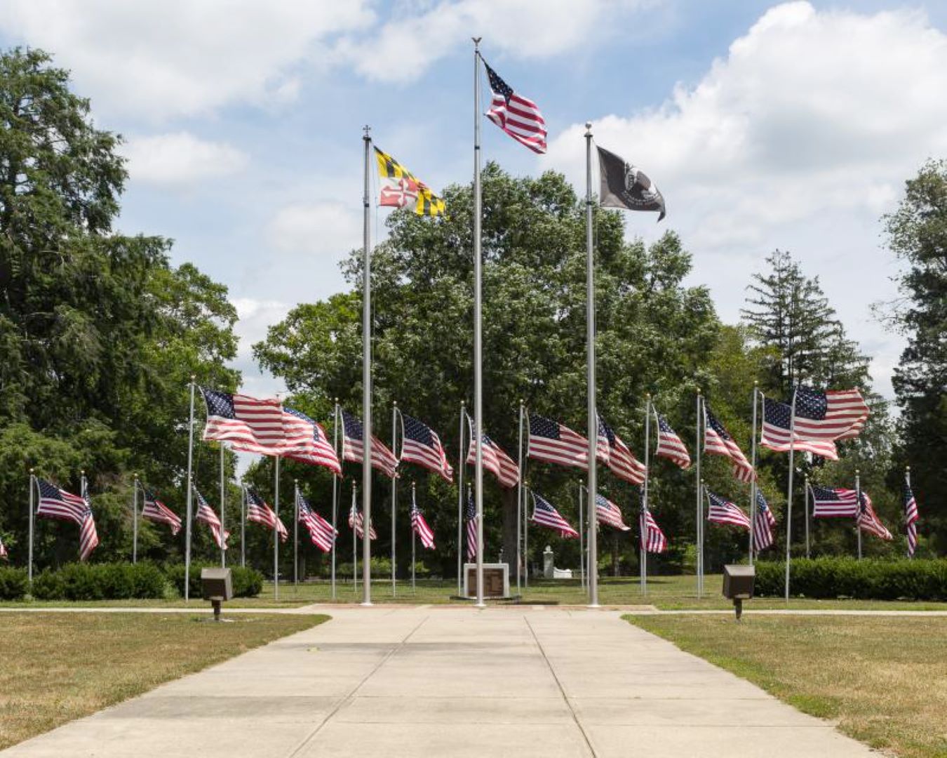 Charlotte Hall Flags